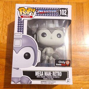 FUNKO Pop - #102 Mega Man Retro - Gamestop Exclusive Variant - Megaman